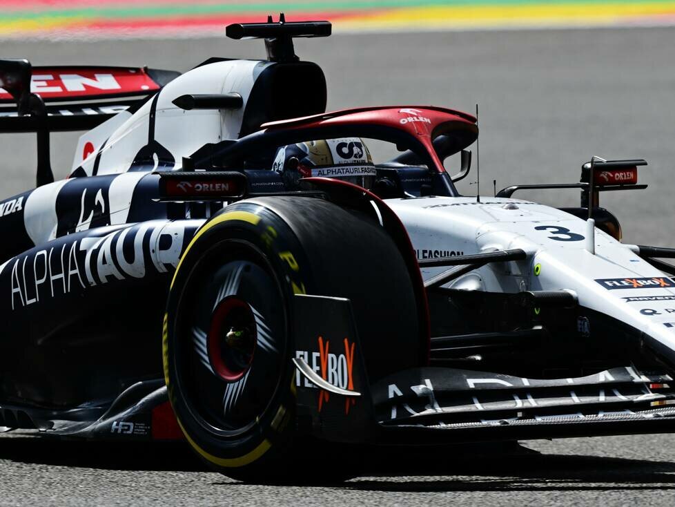 Daniel Ricciardo im AlphaTauri AT04 beim Formel-1-Rennen in Spa 2023