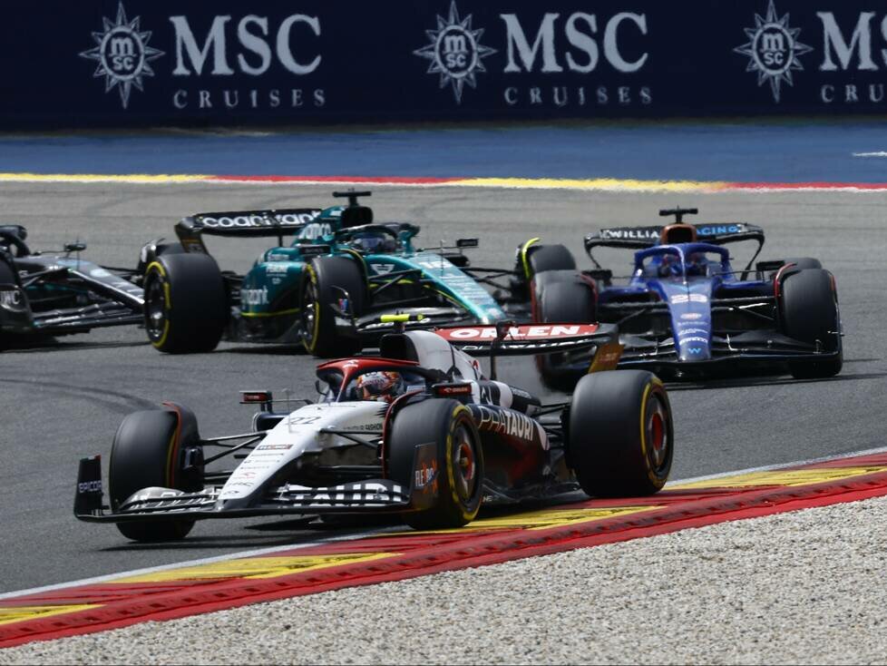 Alexander Albon, Yuki Tsunoda, Lance Stroll