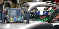 Frederik Vesti (Mercedes W13) beim Young-Drivers-Test in Abu Dhabi 2022