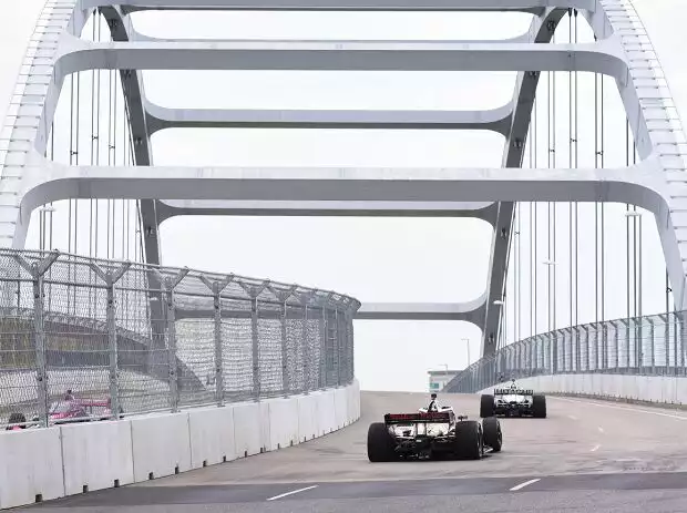 IndyCar-Action auf dem Stadtkurs in Nashville Titel-Bild zur News: IndyCar-Action auf dem Stadtkurs in Nashville