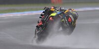 Bild zum Inhalt: MotoGP-Qualifying Silverstone: Regen-Pole für Bezzecchi, Quartararo Letzter