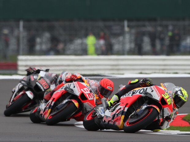 Joan Mir, Marc Marquez, Takaaki Nakagami Joan Mir, Marc Marquez, Takaaki Nakagami