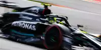 Lewis Hamilton (Mercedes W14) beim Formel-1-Rennen in Belgien 2023