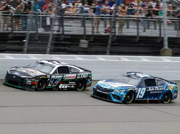 Chris Buescher, Martin Truex Jun. Titel-Bild zur News: Chris Buescher, Martin Truex Jun.