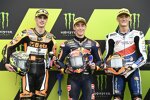 Fermin Aldeguer (Speed Up), Pedro Acosta ( Ajo) und Zonta van den Goorbergh (RW Racing) 