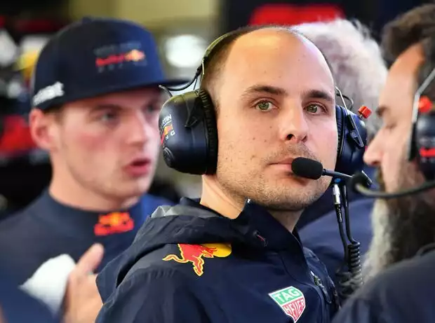 Max Verstappen und Renningenieur Gianpiero Lambiase Titel-Bild zur News: Max Verstappen und Renningenieur Gianpiero Lambiase