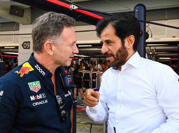 Christian Horner, Mohammed bin Sulayem Christian Horner, Mohammed bin Sulayem