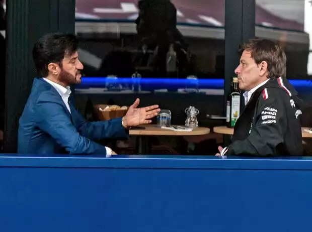 Mohammed bin Sulayem, Toto Wolff Titel-Bild zur News: Mohammed bin Sulayem, Toto Wolff