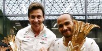 Bild zum Inhalt: Wolff: Lewis Hamilton wird "noch viele Jahre" Formel 1 für Mercedes fahren