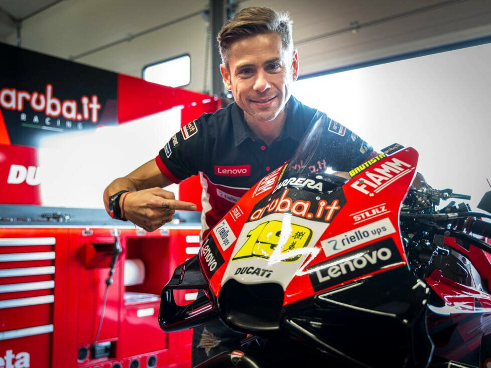 Alvaro Bautista mit der Ducati Desmosedici GP23