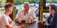 Kevin Hermann, Helmut Marko und Christian Nimmervoll