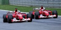 Michael Schumacher und Rubens Barrichello beim Formel-1-Rennen in Spielberg 2002
