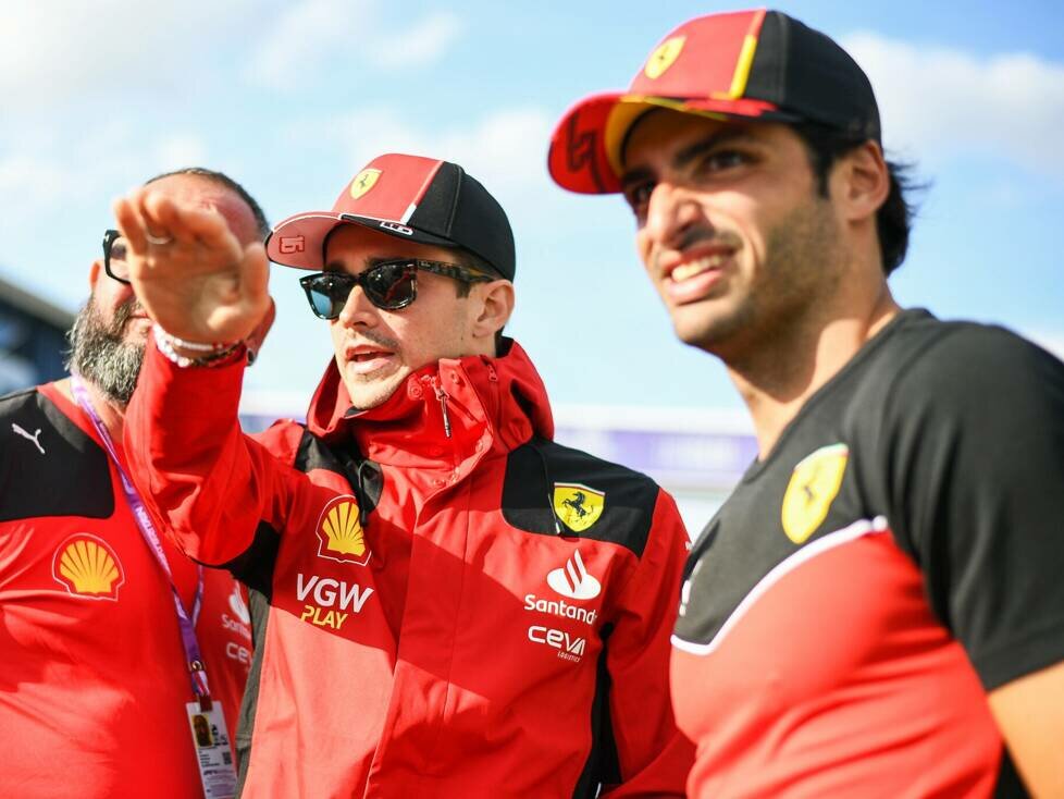 Charles Leclerc, Carlos Sainz, James Sutton