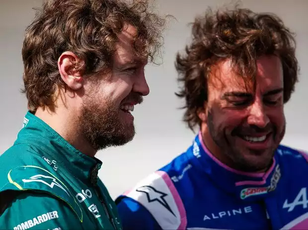 Titel-Bild zur News: Sebastian Vettel und Fernando Alonso