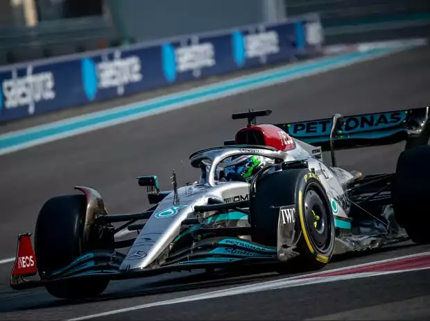 Frederik Vesti (Mercedes W13) beim Formel-1-Test in Abu Dhabi 2022 Titel-Bild zur News: Frederik Vesti (Mercedes W13) beim Formel-1-Test in Abu Dhabi 2022
