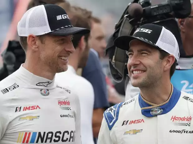 Jenson Button, Mike Rockenfeller Titel-Bild zur News: Jenson Button, Mike Rockenfeller