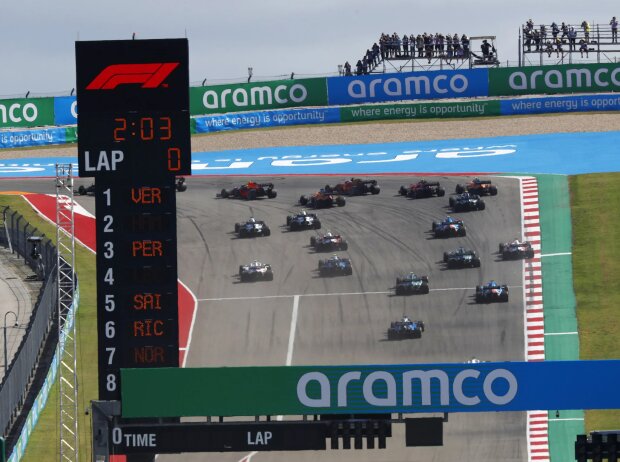 Titel-Bild zur News: Lewis Hamilton, Max Verstappen, Sergio Perez, Charles Leclerc, Daniel Ricciardo