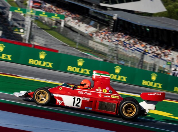 Mathias Lauda im Ferrari 312B3 aus der Saison 1974 Mathias Lauda im Ferrari 312B3 aus der Saison 1974