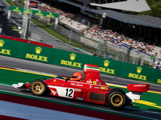 Mathias Lauda im Ferrari 312B3 aus der Saison 1974