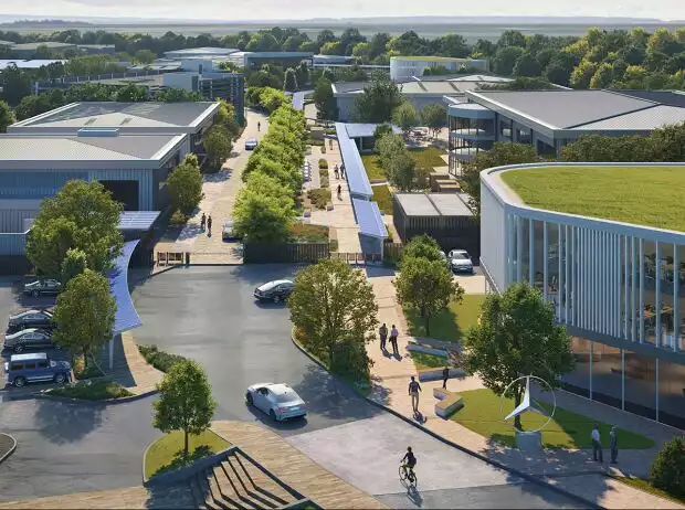 Geplante Mercedes-Fabrik in Brackley Titel-Bild zur News: Geplante Mercedes-Fabrik in Brackley