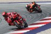 Bild zum Inhalt: MotoGP Spielberg 2023: Ducati-Pilot Bagnaia lässt nichts anbrennen