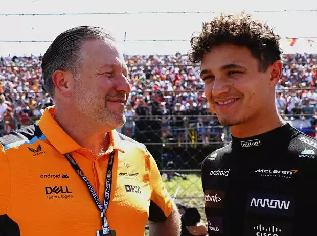 Zak Brown, Lando Norris Titel-Bild zur News: Zak Brown, Lando Norris