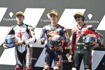 Pedro Acosta ( Ajo), Ai Ogura (Honda Team Asia) und Celestino Vietti (Fantic) 