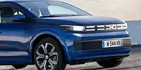 Dacia Sandero (2027) im Rendering von Motor1.com