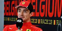 Charles Leclerc (Ferrari) nach dem Formel-1-Rennen in Belgien 2023