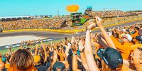 Atmosphäre auf den Tribünen beim Großen Preis der Niederlande