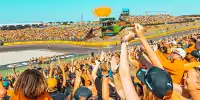 Atmosphäre auf den Tribünen beim Großen Preis der Niederlande