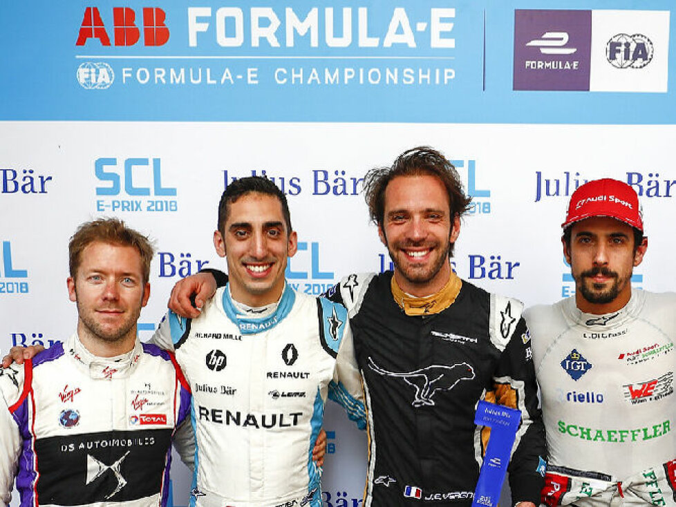 Jean-Eric Vergne, Lucas di Grassi, Sam Bird, Sebastien Buemi
