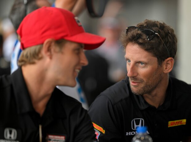 Marcus Ericsson, Romain Grosjean Marcus Ericsson, Romain Grosjean