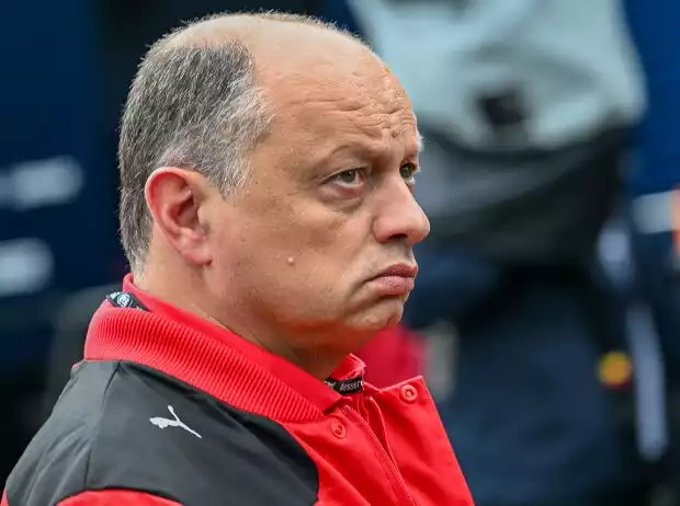Titel-Bild zur News: Ferrari-Teamchef Frederic Vasseur
