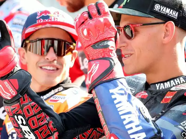 Marc Marquez, Fabio Quartararo Titel-Bild zur News: Marc Marquez, Fabio Quartararo
