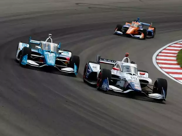 Alex Palou, Josef Newgarden, Scott Dixon Titel-Bild zur News: Alex Palou, Josef Newgarden, Scott Dixon