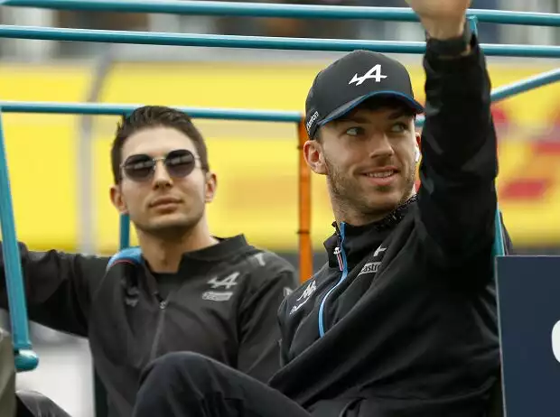 Esteban Ocon, Pierre Gasly Titel-Bild zur News: Esteban Ocon, Pierre Gasly