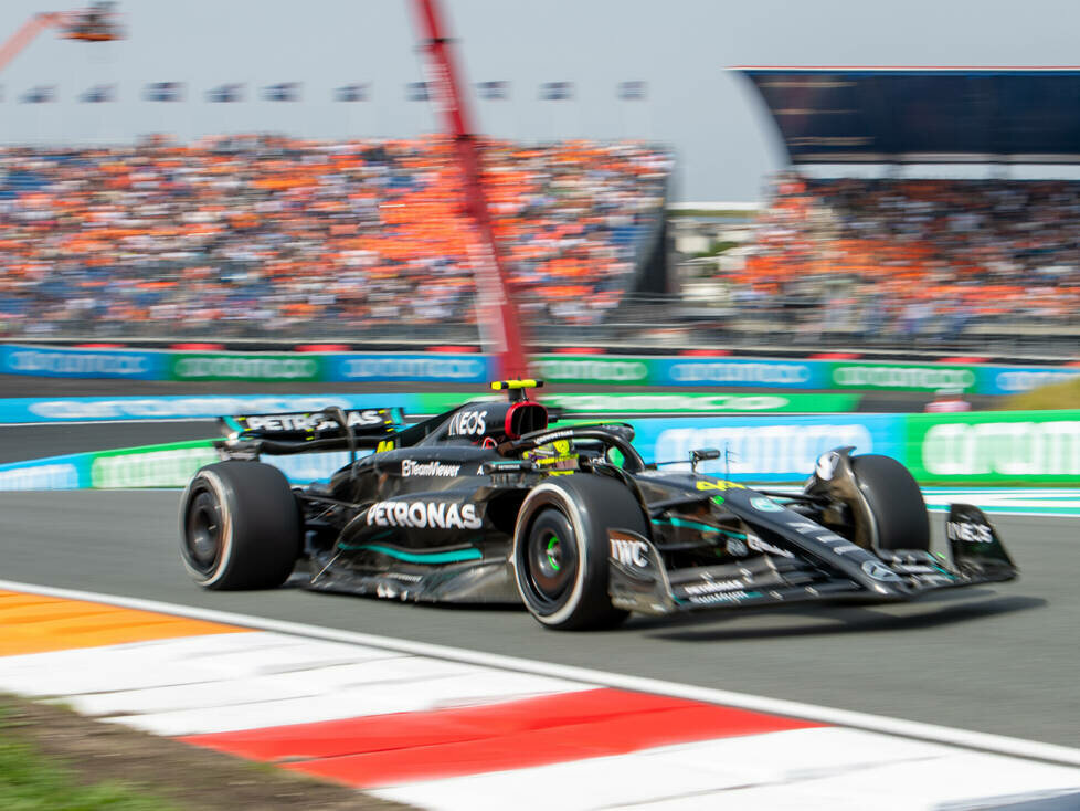 Lewis Hamilton (Mercedes) beim Formel-1-Rennen in Zandvoort 2023