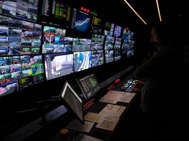 Die Formel-1-TV-Zentrale in Biggin Hill in England Die Formel-1-TV-Zentrale in Biggin Hill in England