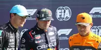 George Russell, Max Verstappen, Lando Norris