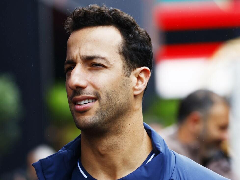 Formel-1-Fahrter Daniel Ricciardo im Fahrerlager