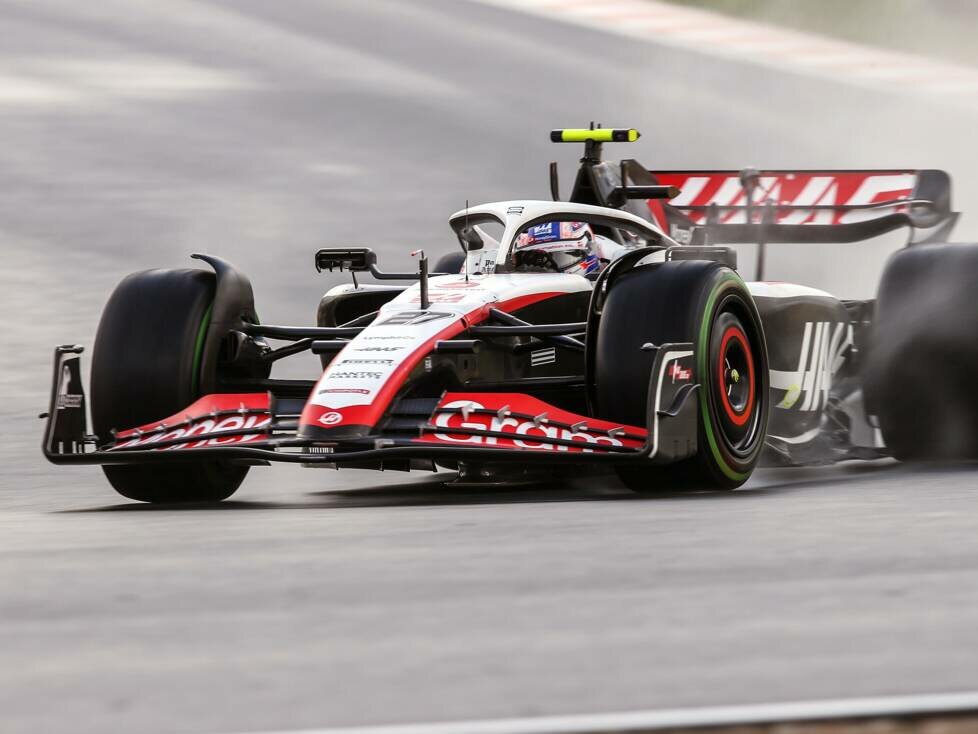 Nico Hülkenberg beim Formel-1-Qualifying in Zandvoort 2023 auf Intermediates
