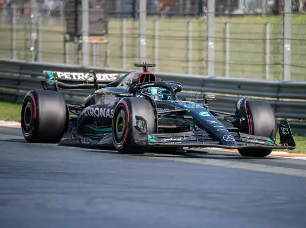 George Russell (Mercedes) im Qualifying zum Formel-1-Rennen in Zandvoort 2023 Titel-Bild zur News: George Russell (Mercedes) im Qualifying zum Formel-1-Rennen in Zandvoort 2023