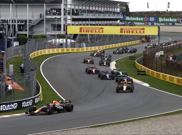 Titel-Bild zur News: Alexander Albon, Max Verstappen, Lando Norris, Fernando Alonso