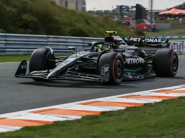 Lewis Hamilton im Mercedes W14 beim Formel-1-Rennen in Zandvoort 2023 Titel-Bild zur News: Lewis Hamilton im Mercedes W14 beim Formel-1-Rennen in Zandvoort 2023