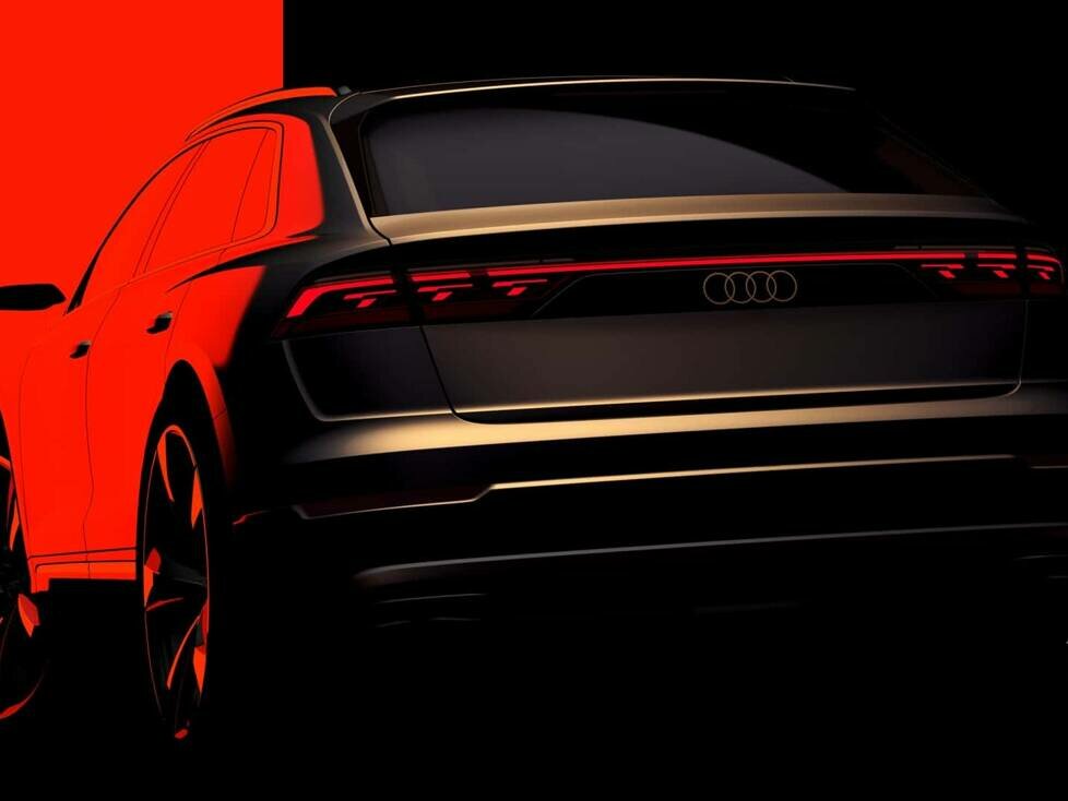 Teaser des Q8-Facelifts (2024)