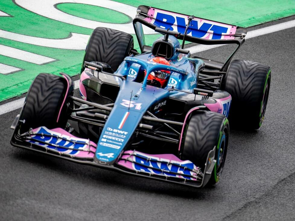 Esteban Ocon im Alpine A523 beim Formel-1-Qualifying in Zandvoort 2023