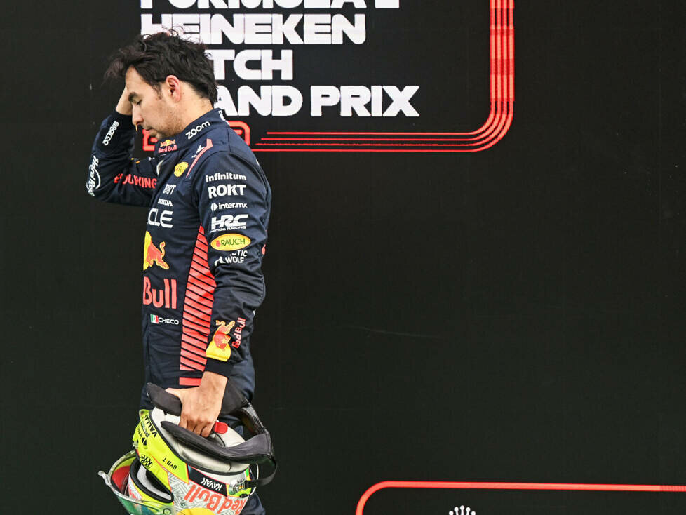 Sergio Perez nach dem Formel-1-Rennen in Zandvoort 2023