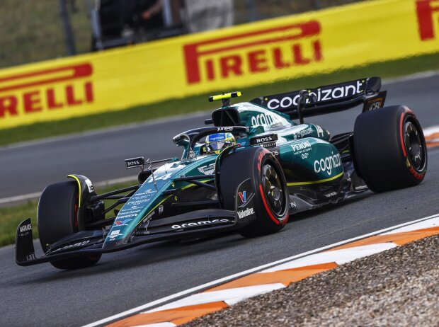 Fernando Alonso im Aston Martin AMR23 beim Formel-1-Rennen in Zandvoort 2023 Fernando Alonso im Aston Martin AMR23 beim Formel-1-Rennen in Zandvoort 2023