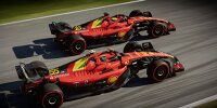Renderings der Ferrari-Lackierung für das Formel-1-Rennen in Monza 2023